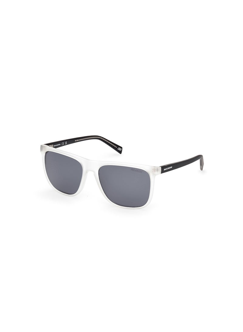 SKECHERS Men's Polarized Square Sunglasses - SE629026D56 - Lens Size: 56 Mm - Image 1